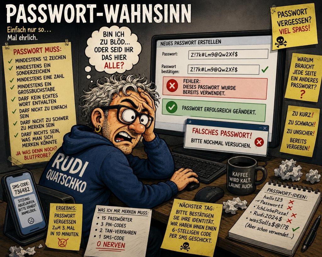 Passwort-Wahnsinn