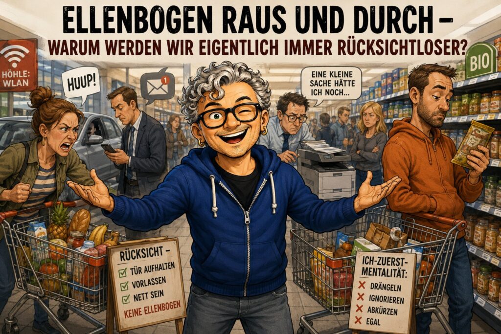 Ellenbogen raus und durch – Warum werden wir eigentlich immer rücksichtsloser?